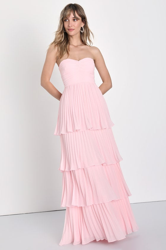 MATILDA - TIERED RUFFLE MAXI DRESS