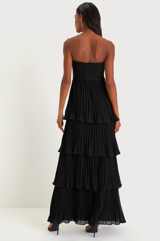 MATILDA - TIERED RUFFLE MAXI DRESS