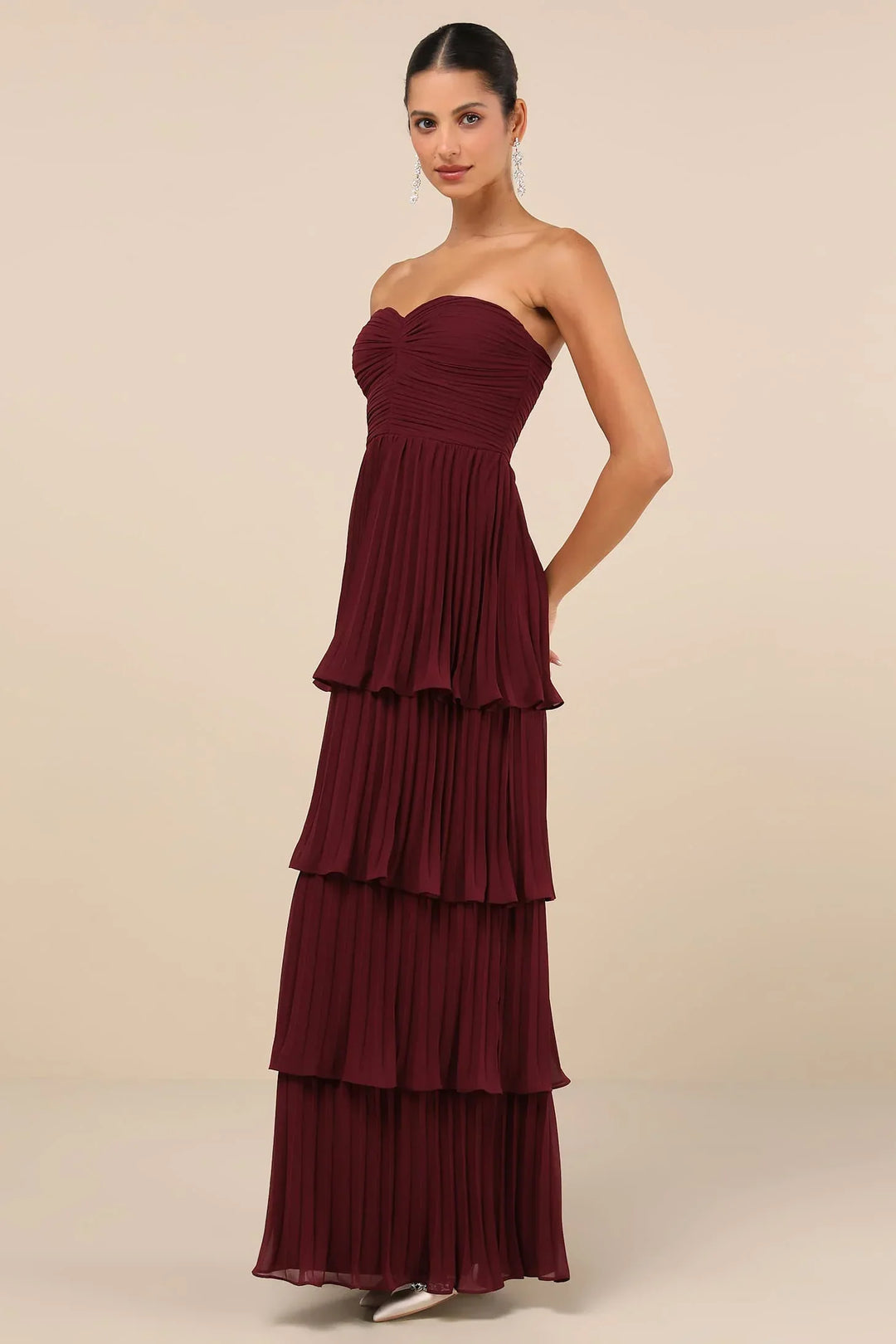 MATILDA - TIERED RUFFLE MAXI DRESS