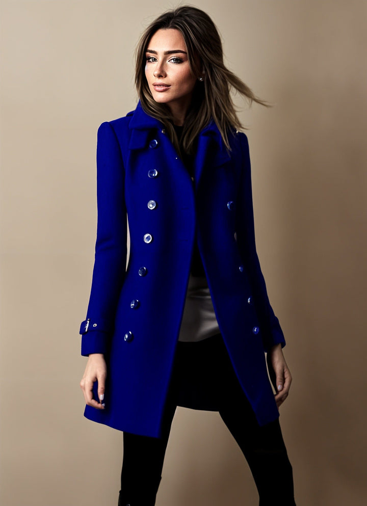 EVELINE - COLLAR BUTTON COAT