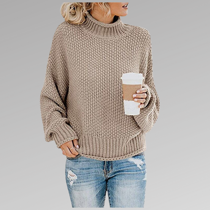 AVERY - MOCK-NECK SWEATER