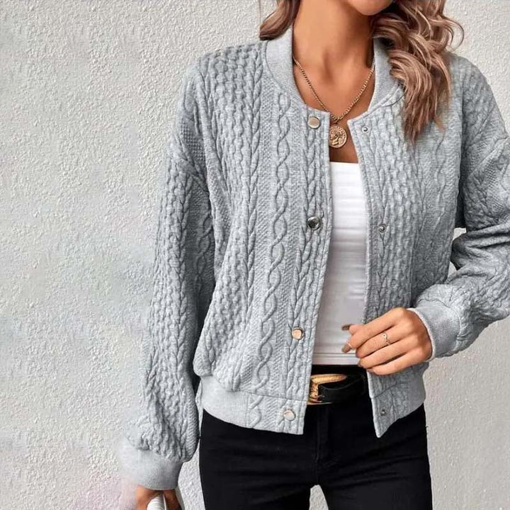 CARA - CABLE KNIT JACKET