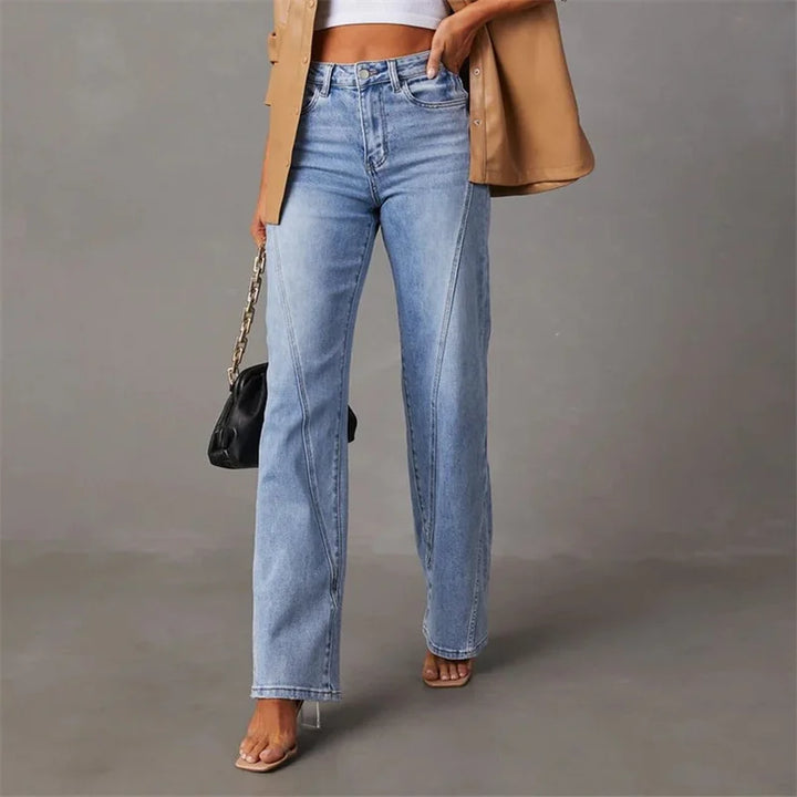 AUGUSTA - FLARED DENIM JEANS