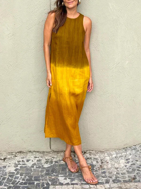 DANIA - COLOUR BLOCK MAXI DRESS