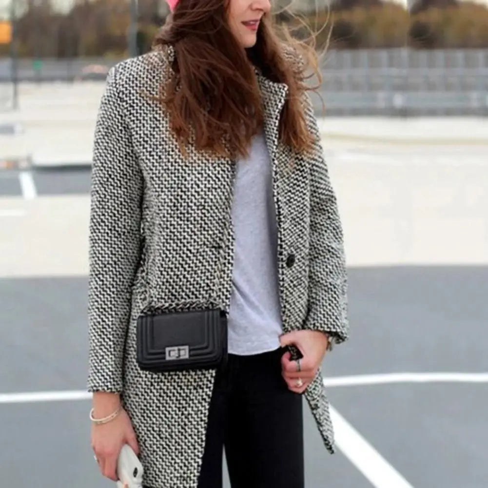 BRIA TEXTURED BLAZER COAT