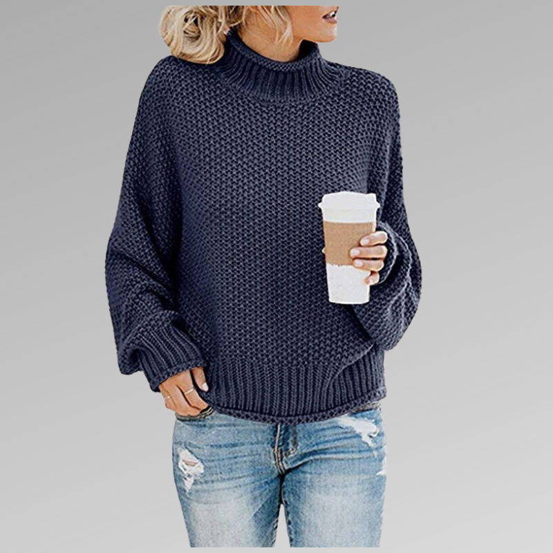 AVERY - MOCK-NECK SWEATER