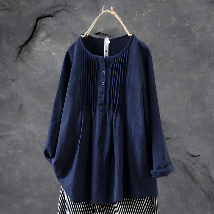 JULIA - PLEATED BLOUSE