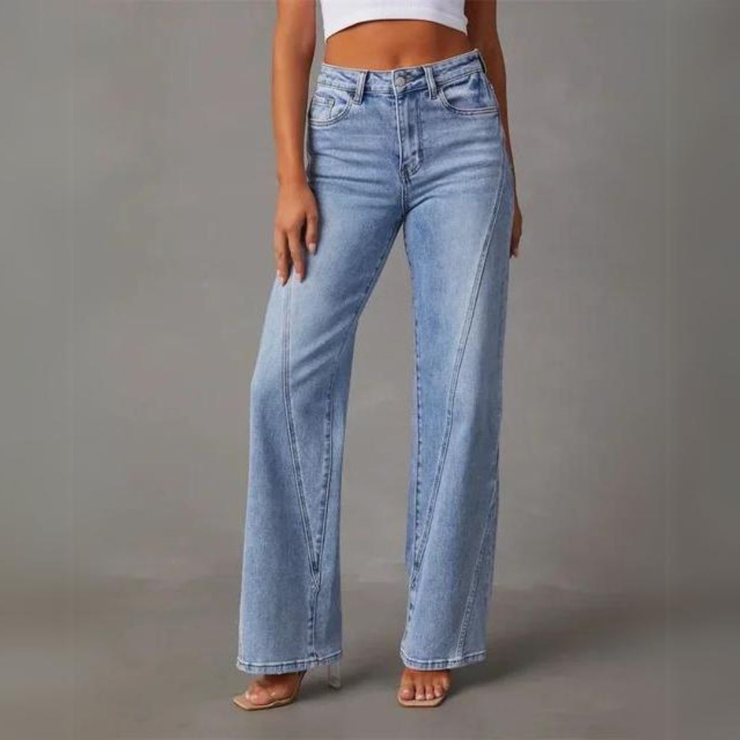 AUGUSTA - FLARED DENIM JEANS