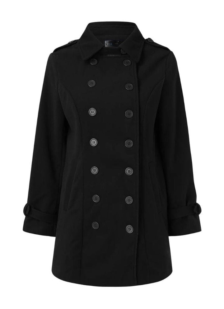 EVELINE - COLLAR BUTTON COAT