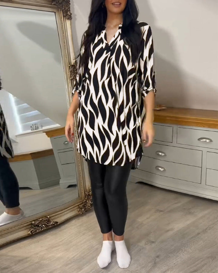 ISLA - ZEBRA PRINT BLOUSE