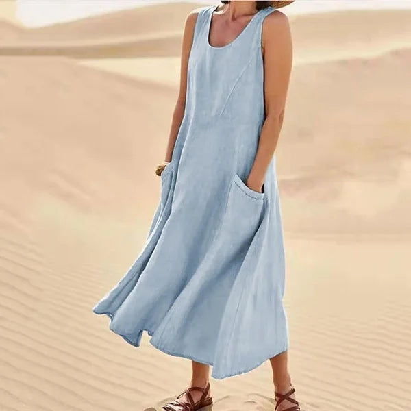 CATALINA - SLEEVELESS LONG DRESS