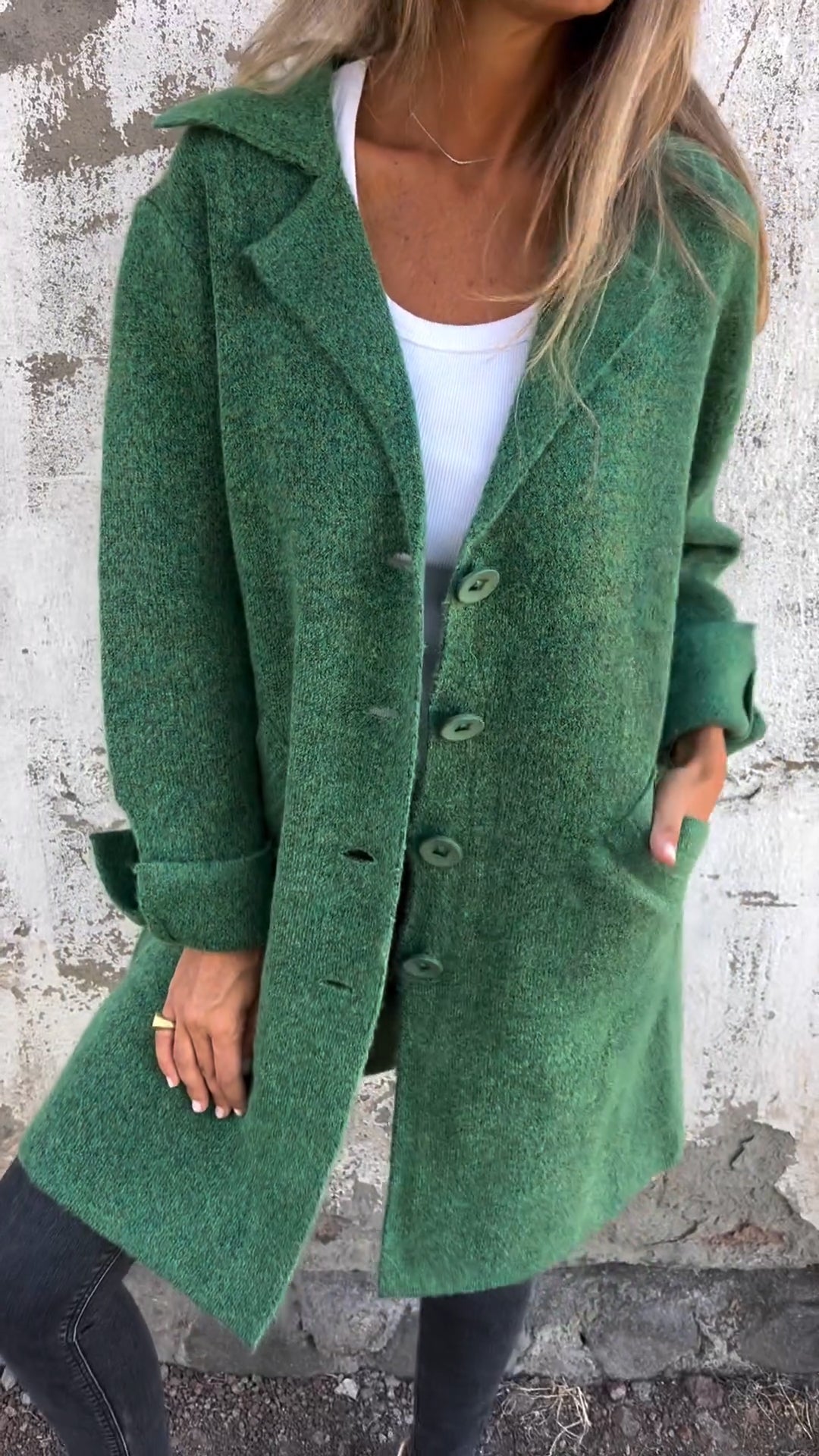 TAHLIA - LONG KNIT COAT