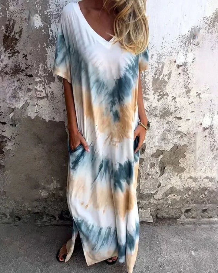 KENDALL TIE-DYE MAXI DRESS