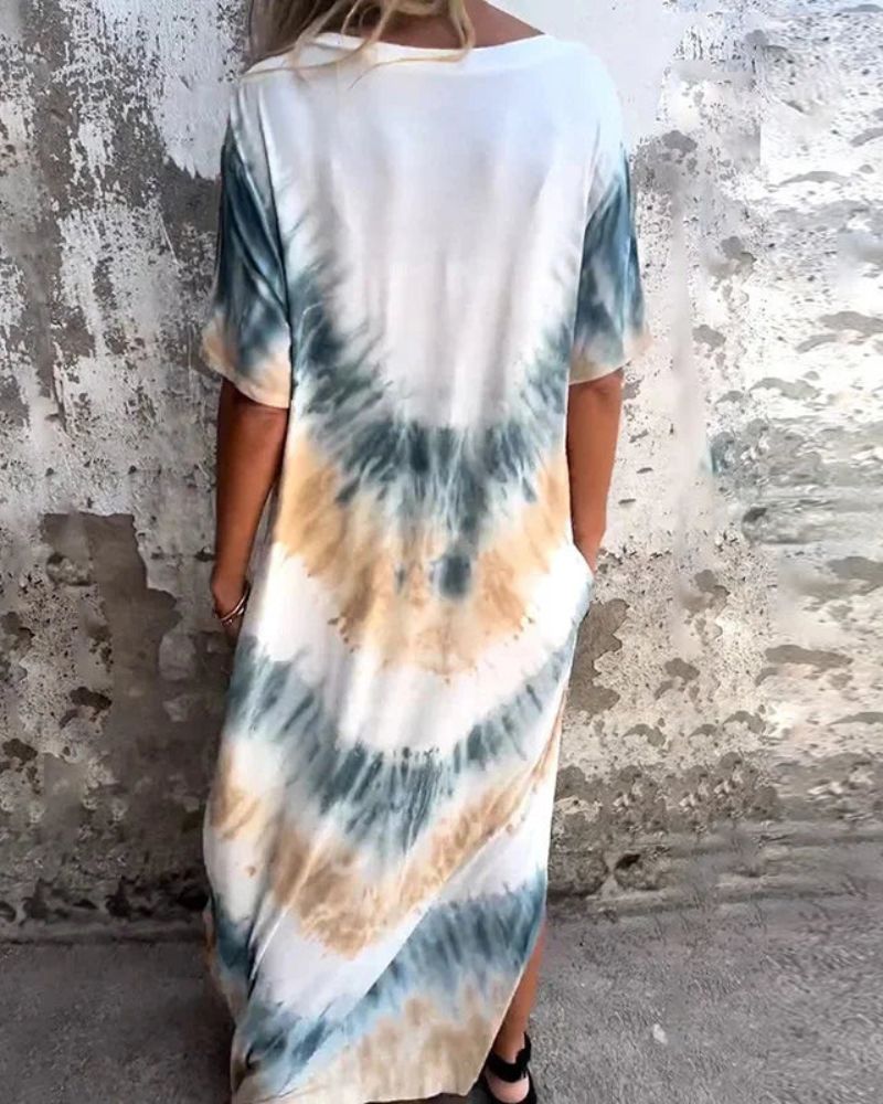 KENDALL TIE-DYE MAXI DRESS