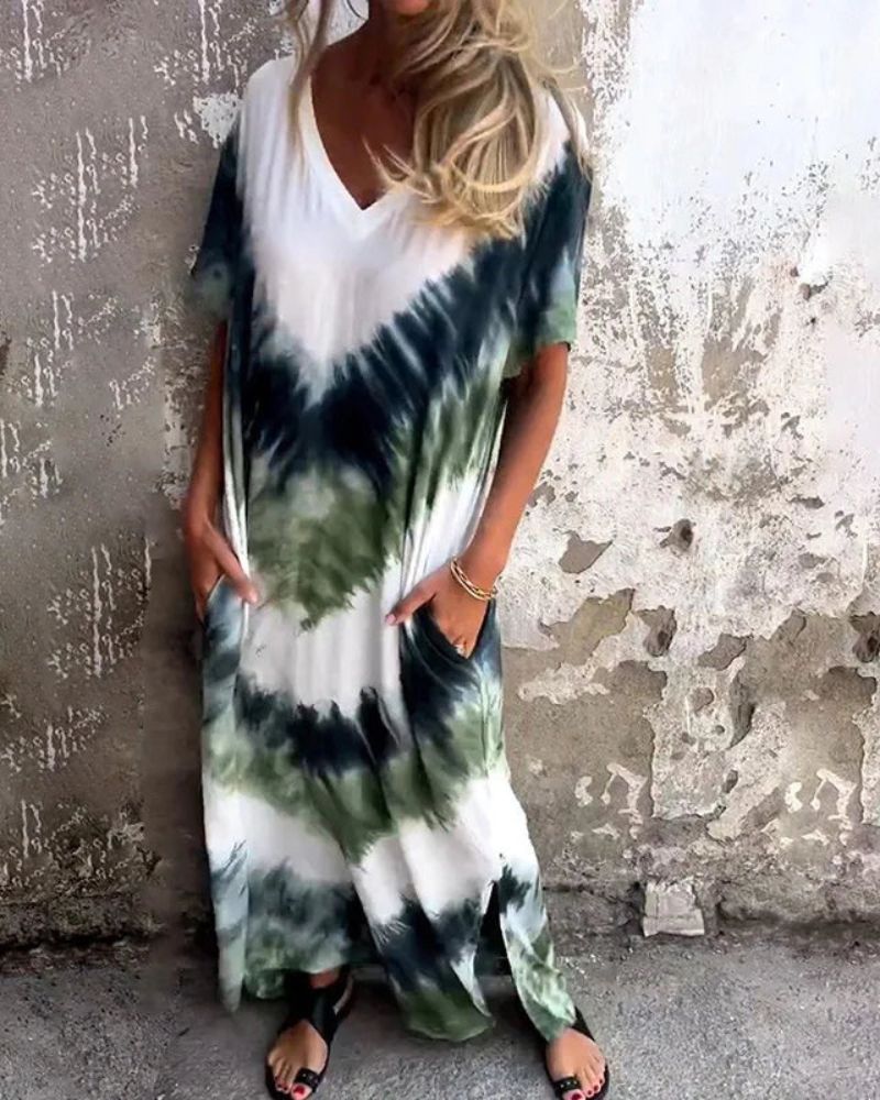 KENDALL TIE-DYE MAXI DRESS