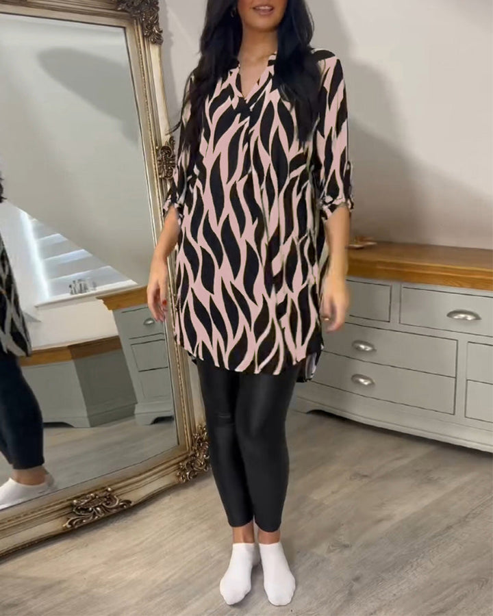 ISLA - ZEBRA PRINT BLOUSE