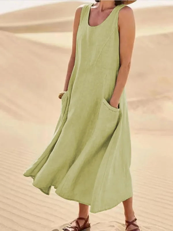 CATALINA - SLEEVELESS LONG DRESS