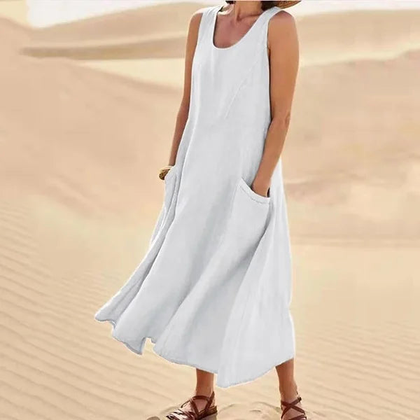 CATALINA - SLEEVELESS LONG DRESS