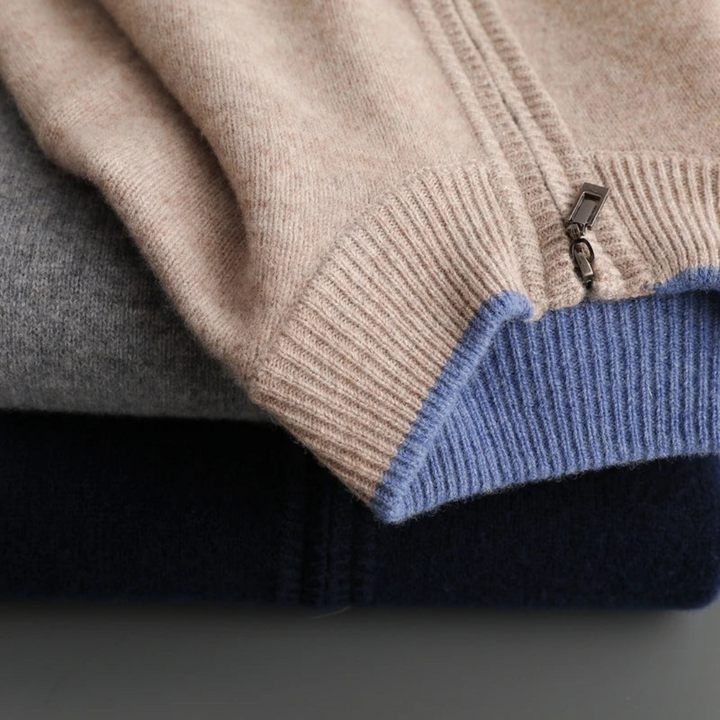 MASON - WOOL ZIP SWEATER