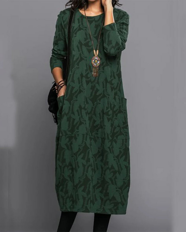 ELICA - CLASSIC LONG FLORAL DRESS