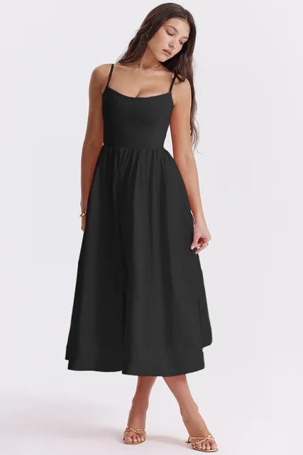 MISHA - SIMPLE MAXI DRESS