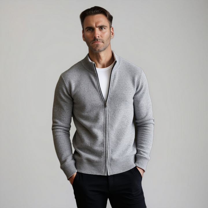 MASON - WOOL ZIP SWEATER