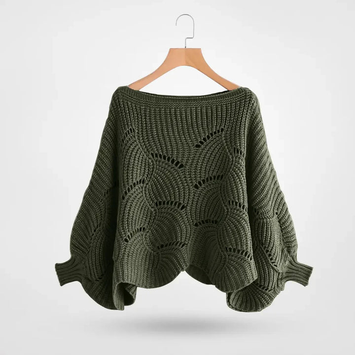 VEENA - OPEN-KNIT SWEATER