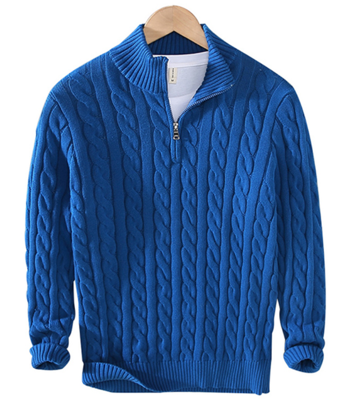 ALFONSO HALF-ZIP SWEATER