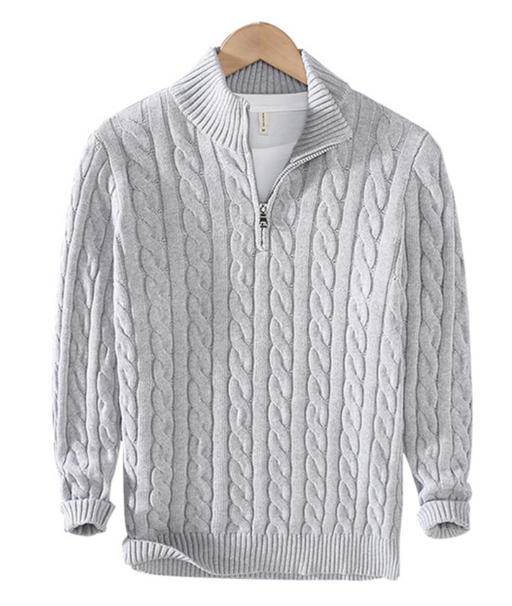 ALFONSO HALF-ZIP SWEATER