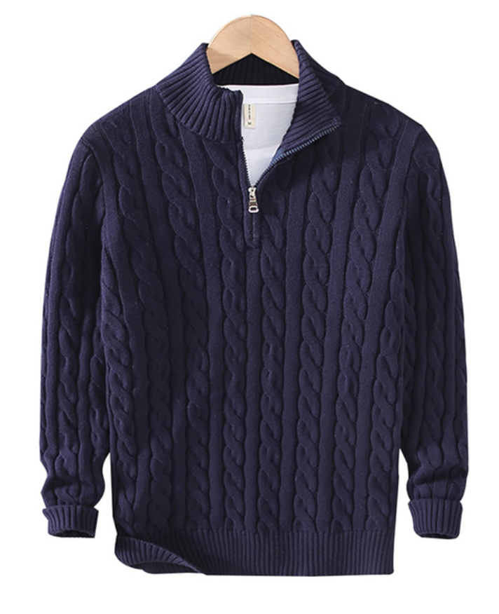 ALFONSO HALF-ZIP SWEATER