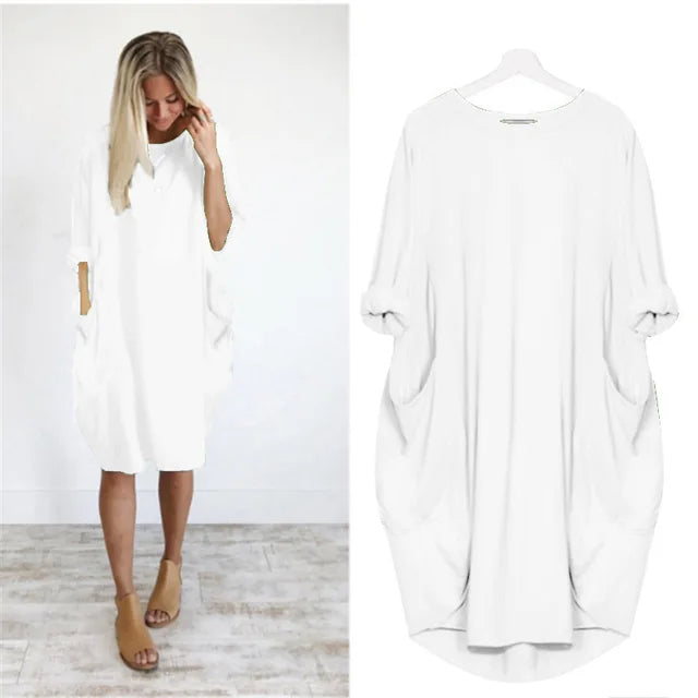 SELENA - RELAXED T-SHIRT DRESS