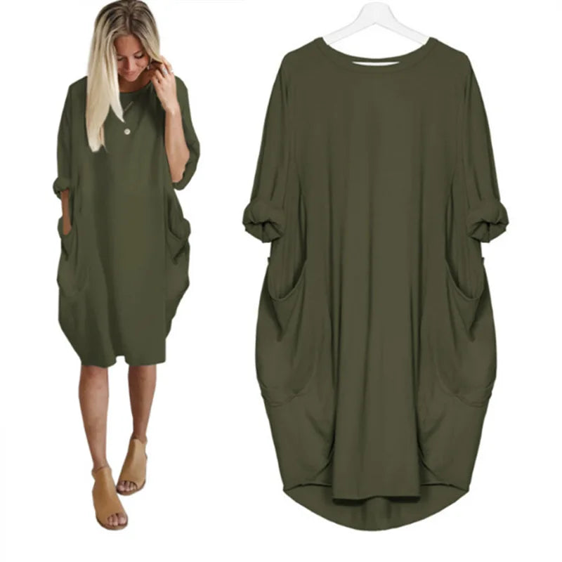 SELENA - RELAXED T-SHIRT DRESS