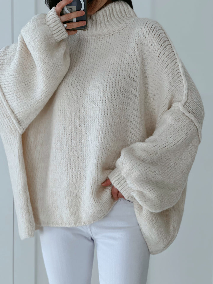 SENNA - OVERSIZED KNIT PULLOVER