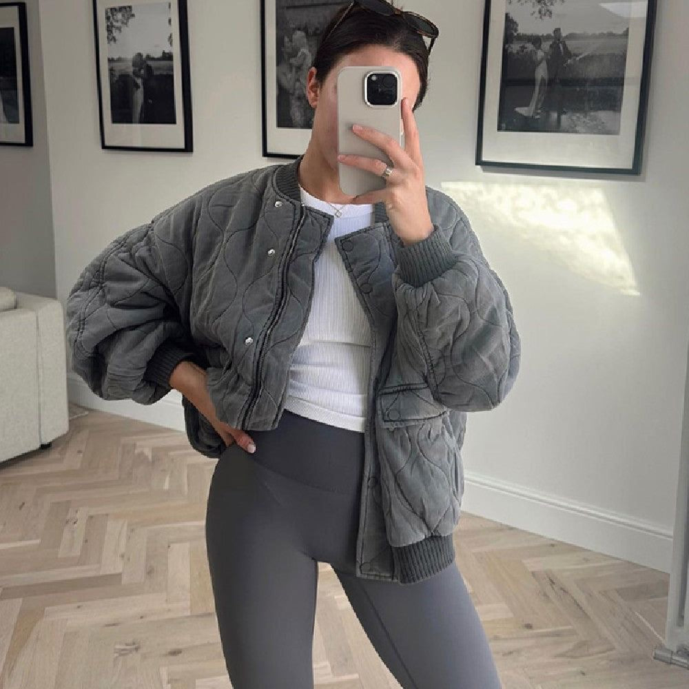 ESTHER RETRO BOMBER JACKET