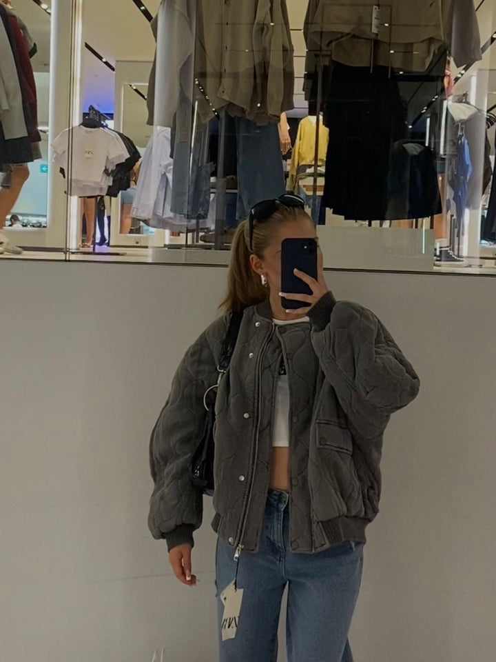 ESTHER RETRO BOMBER JACKET