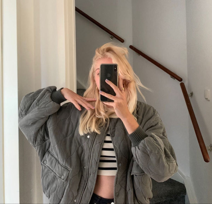 ESTHER RETRO BOMBER JACKET