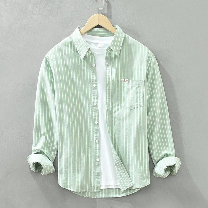 MADRID - STRIPED LINEN SHIRT