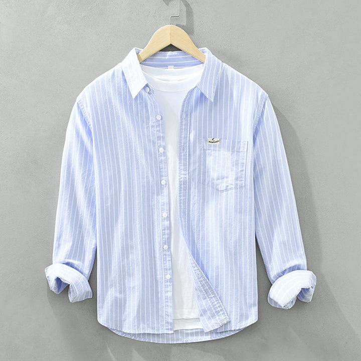 MADRID - STRIPED LINEN SHIRT