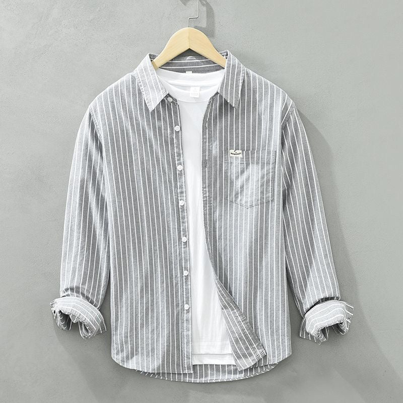 MADRID - STRIPED LINEN SHIRT