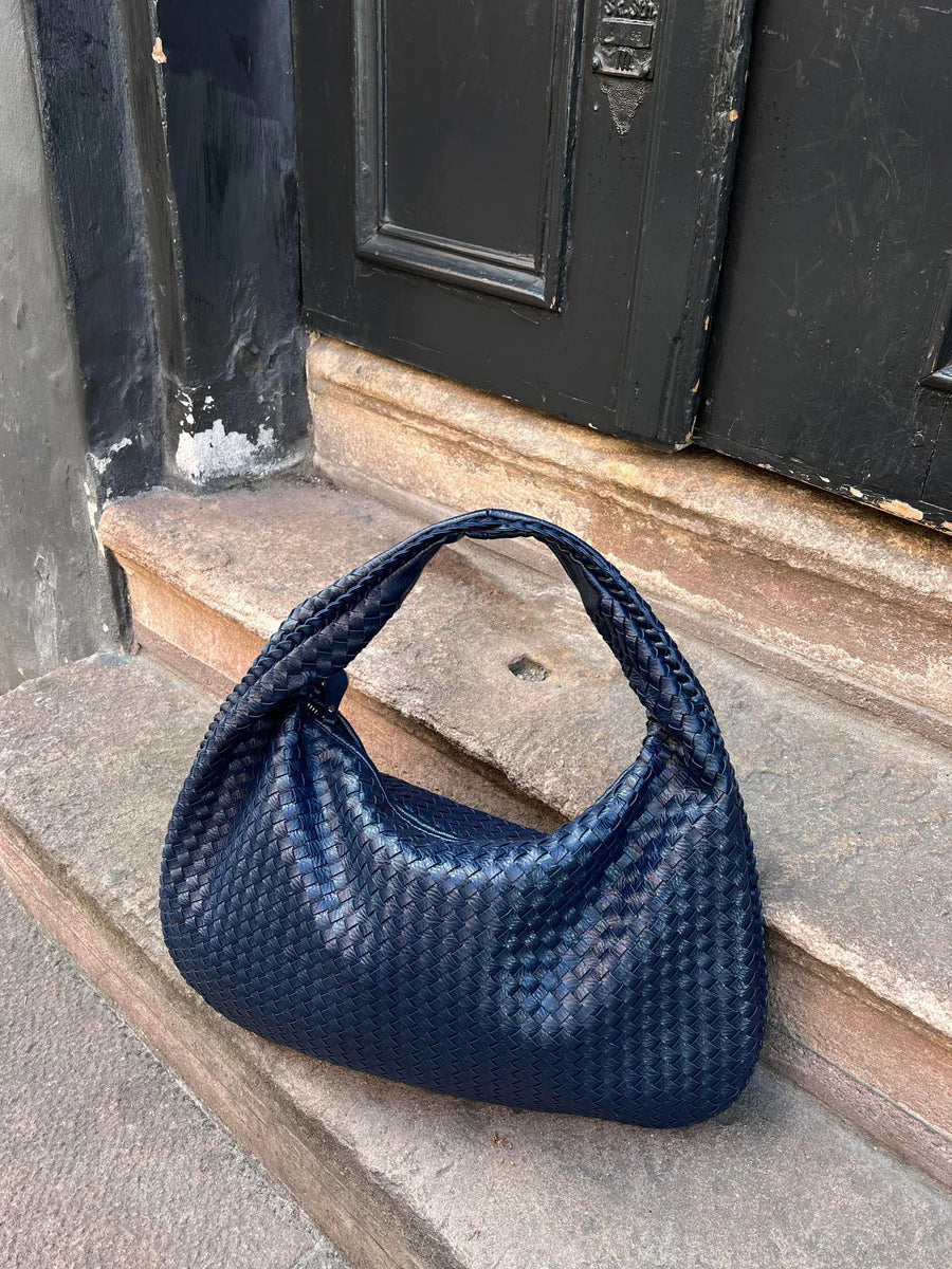 DOROTHY FAUX LEATHER WOVEN BAG