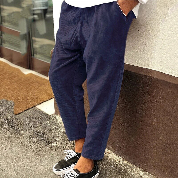 SAUL - CROPPED CORDUROY TROUSERS