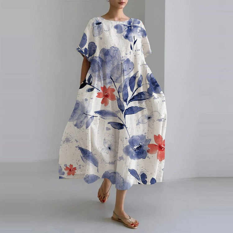 CAMÉLIA - BLOSSOM MAXI-DRESS