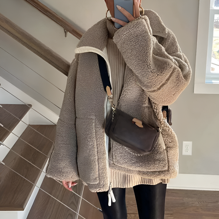 VITA LUXE TEDDY FLEECE JACKET