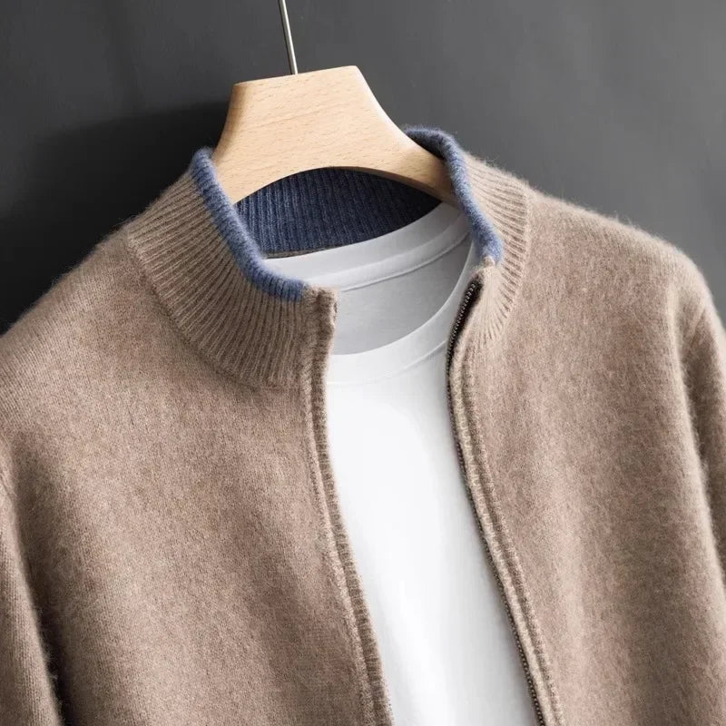 MASON - WOOL ZIP SWEATER