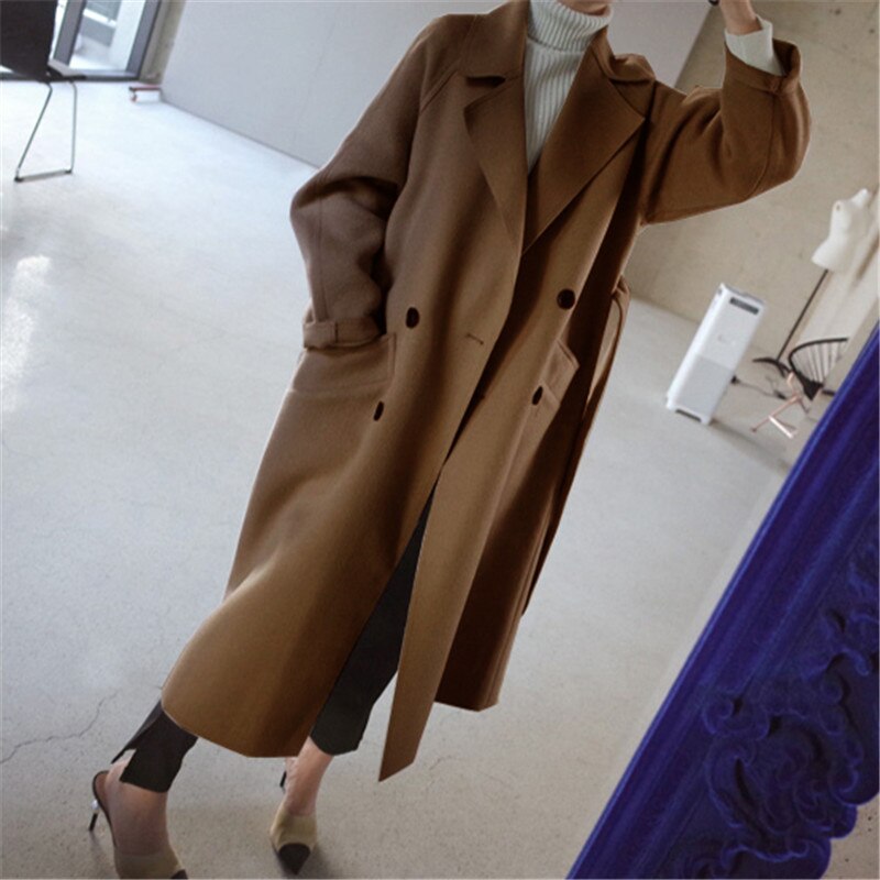 SAGE - WOOL TRENCH COAT