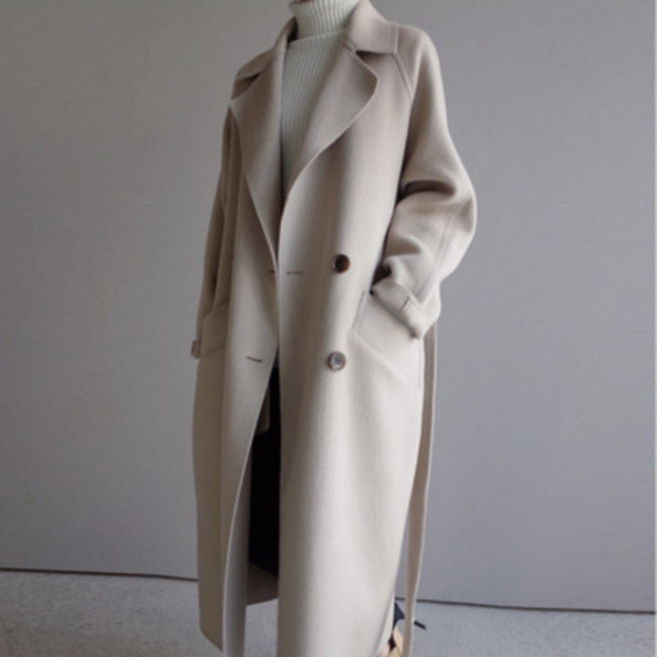 SAGE - WOOL TRENCH COAT