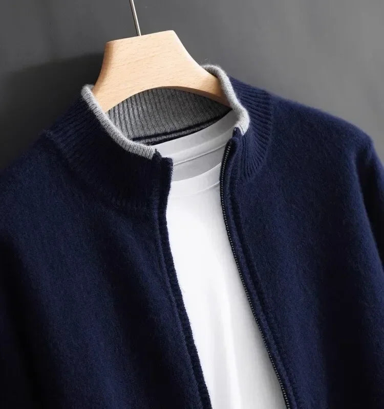 MASON - WOOL ZIP SWEATER