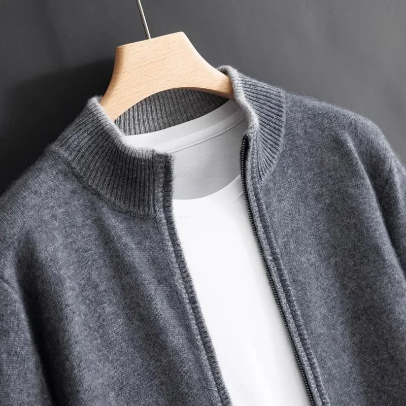 MASON - WOOL ZIP SWEATER