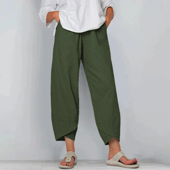 KIA - COTTON LINEN TROUSERS