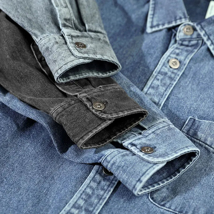 CARTER - WASHED DENIM OVERSHIRT